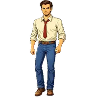 Animated Eric character walk cycle