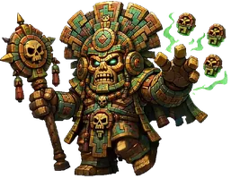 Animated necromancer walk cycle from Ricochet